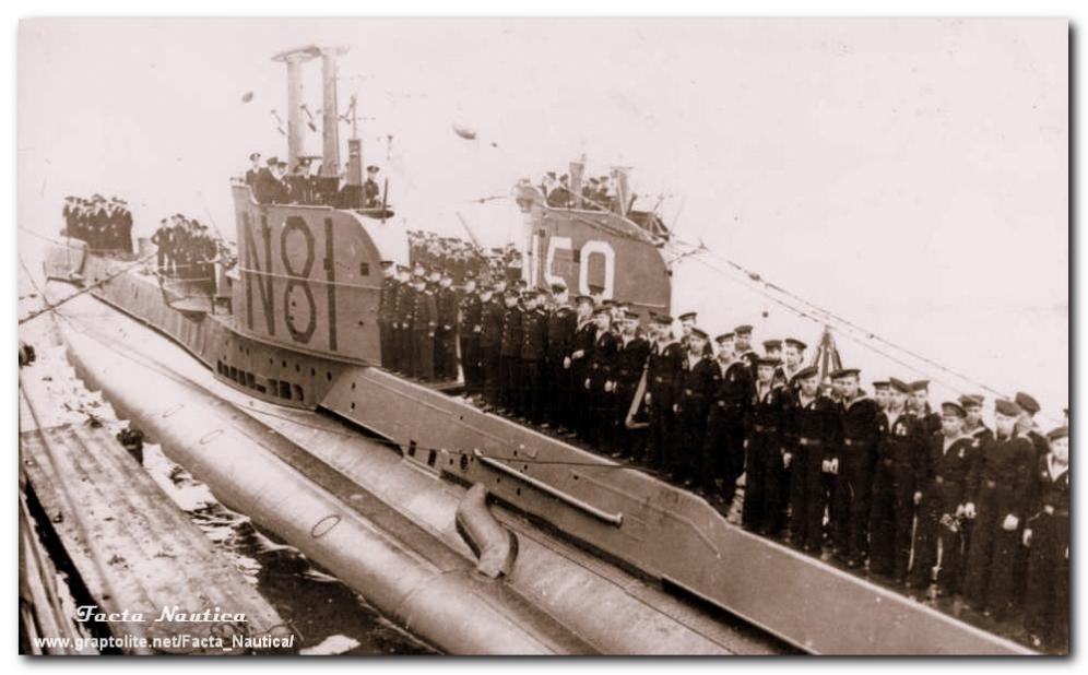 The Soviet submarine V-1, ex-British HM Submarine SUNFISH.
