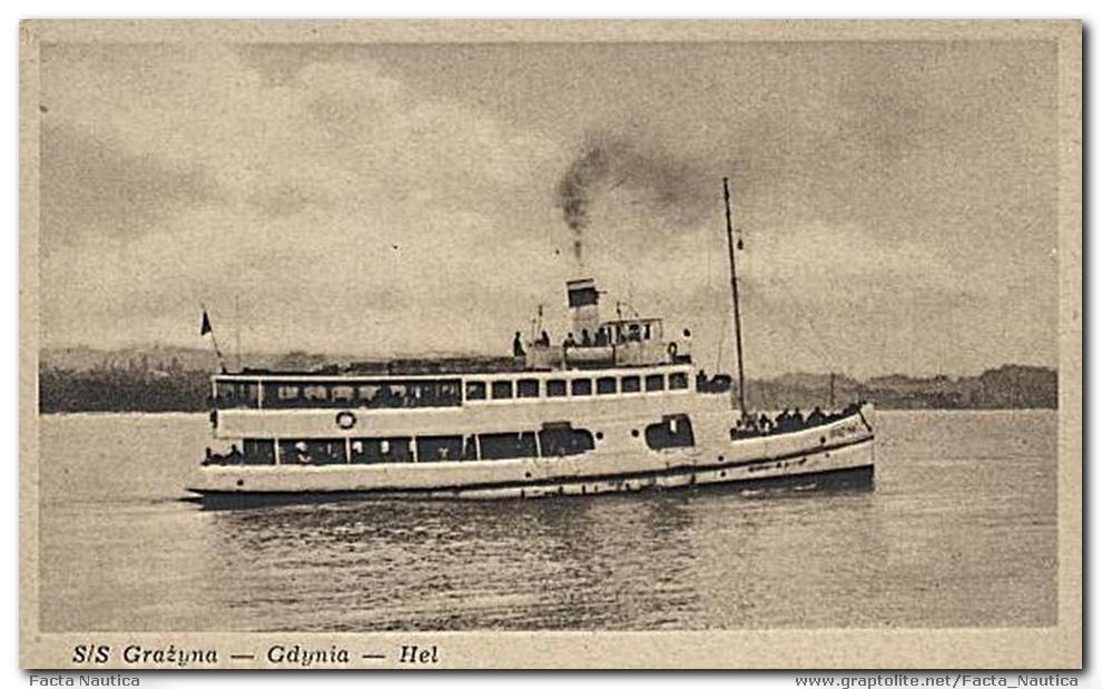 Statek m/s GRA�YNA. Sp�ka GRYF.
