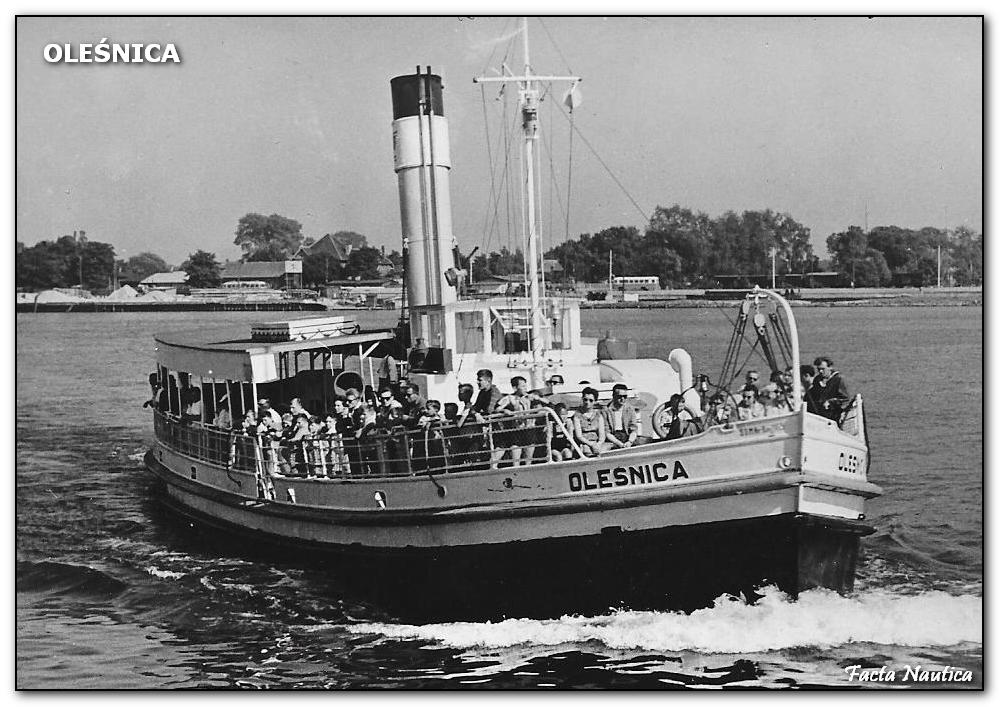 Statek eglugi Szczeciskiej - holownik OLENICA, ex ALFRED NOBEL