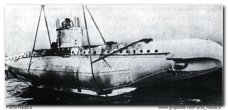 Wodowanie niemieckiego okrêtu podwodnego UB 1.The launching of the German submarine UB 1.