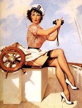 Marine pin-up girls!