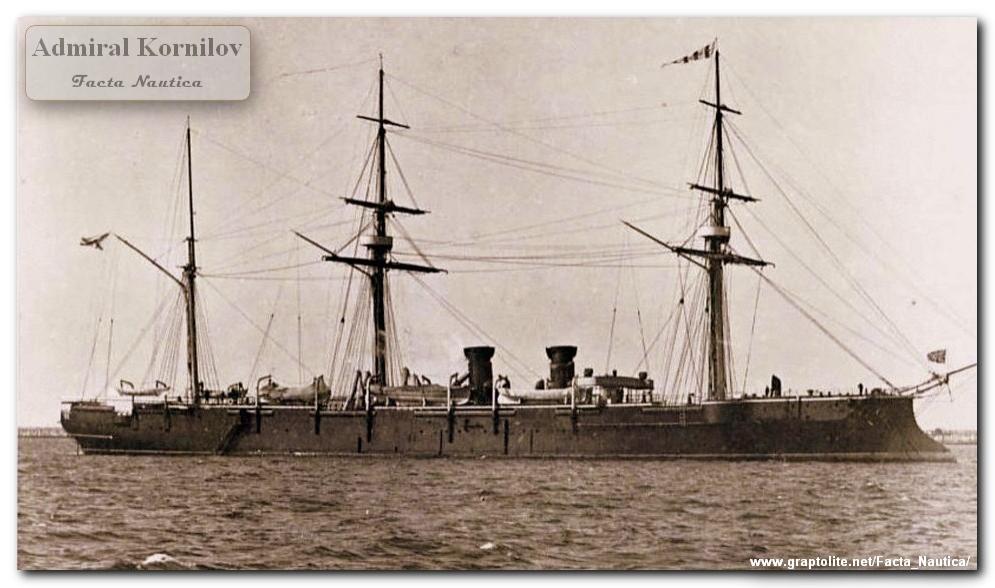 Rosyjski kr��ownik ADMIRA� KORNI�OW. The Russian cruiser ADMIRAL KORNILOV