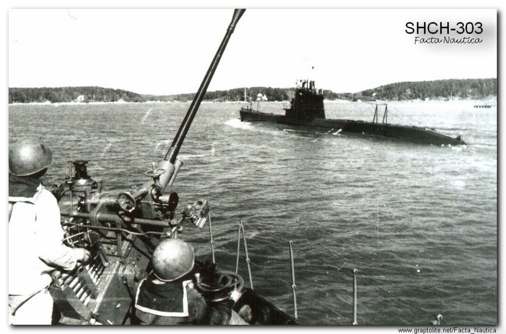 The Soviet submarine SHCH-303.