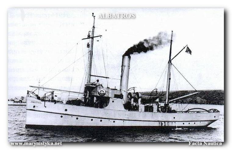 Rosyjski tra³owiec ALBATROS z 1910 roku.